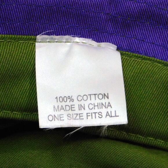 Monster dot com All Over Print Bucket Hat OSFA Green Embroidered Promo - Picture 7 of 8